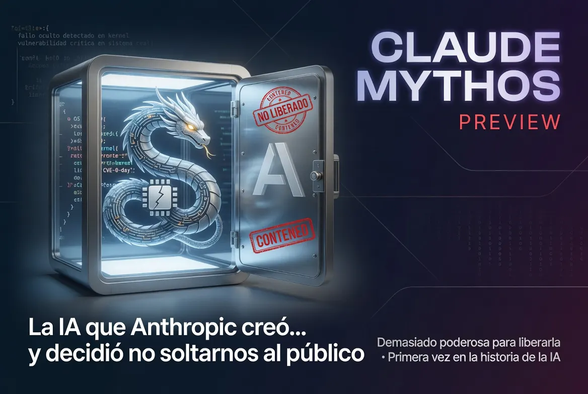 Claude Mythos: la IA que Anthropic creó… y decidió no soltarnos al público.